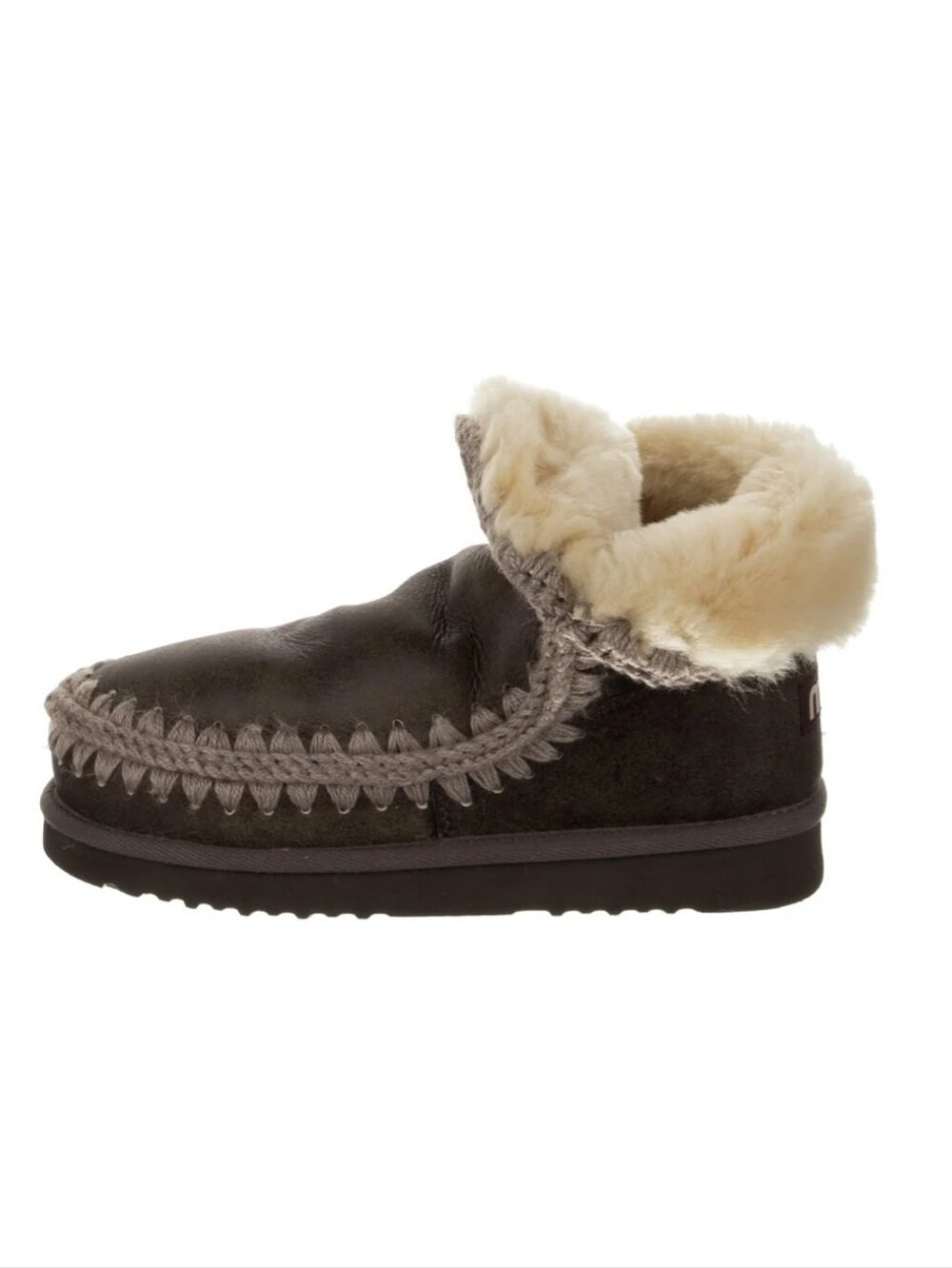 NIB Mou Eskimo 18 Special Boots Cognac Leather Brown Shearling Free People